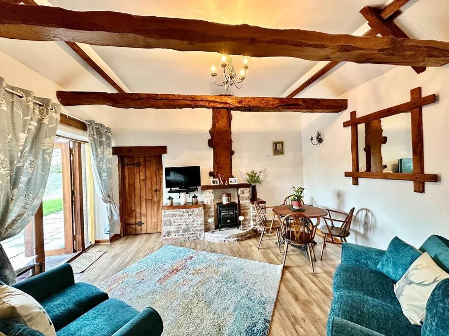 Detached One Level Stone Barn Villa Llangwm-Isaf Bagian luar foto