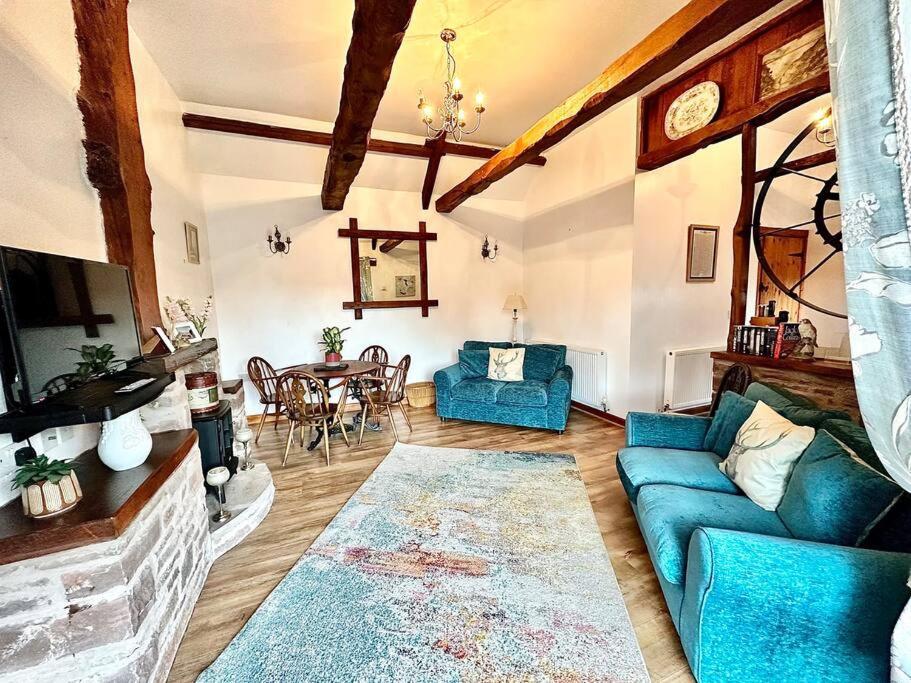 Detached One Level Stone Barn Villa Llangwm-Isaf Bagian luar foto
